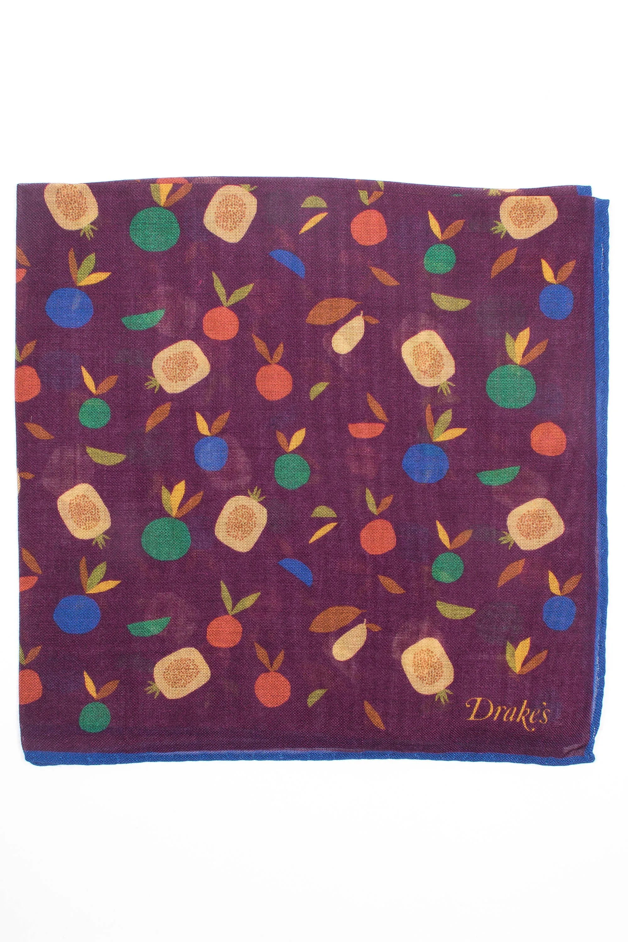 Fruit Print Pocket Square