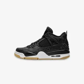 (GS) Air Jordan 4 Retro SE 'Laser Black / Gum' (2019) CI2970-001