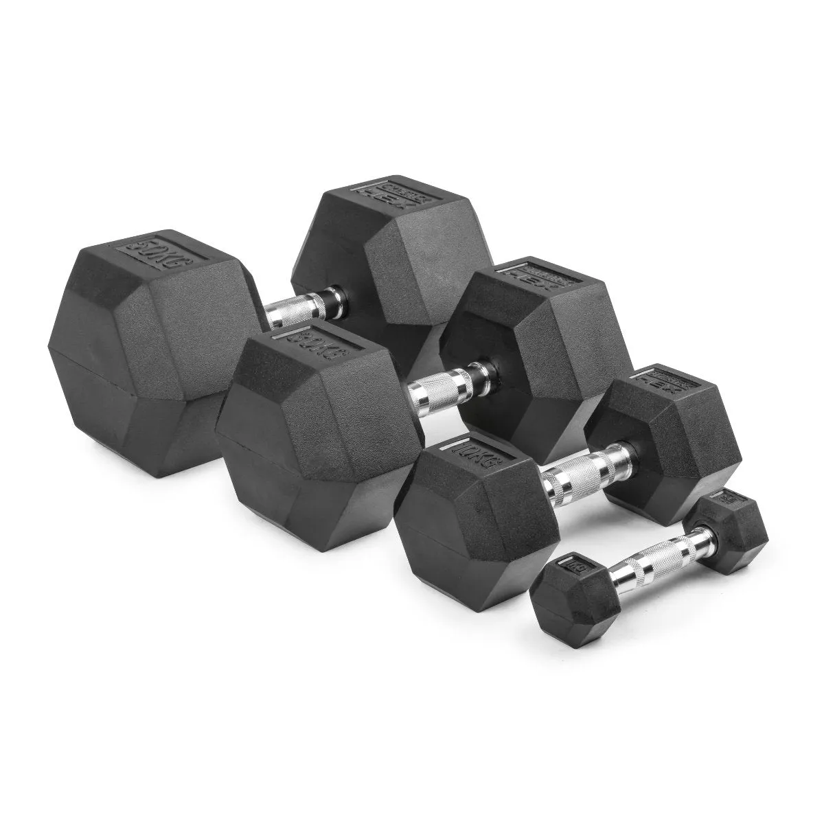 Hex Dumbbell 1 - 60 kg - single