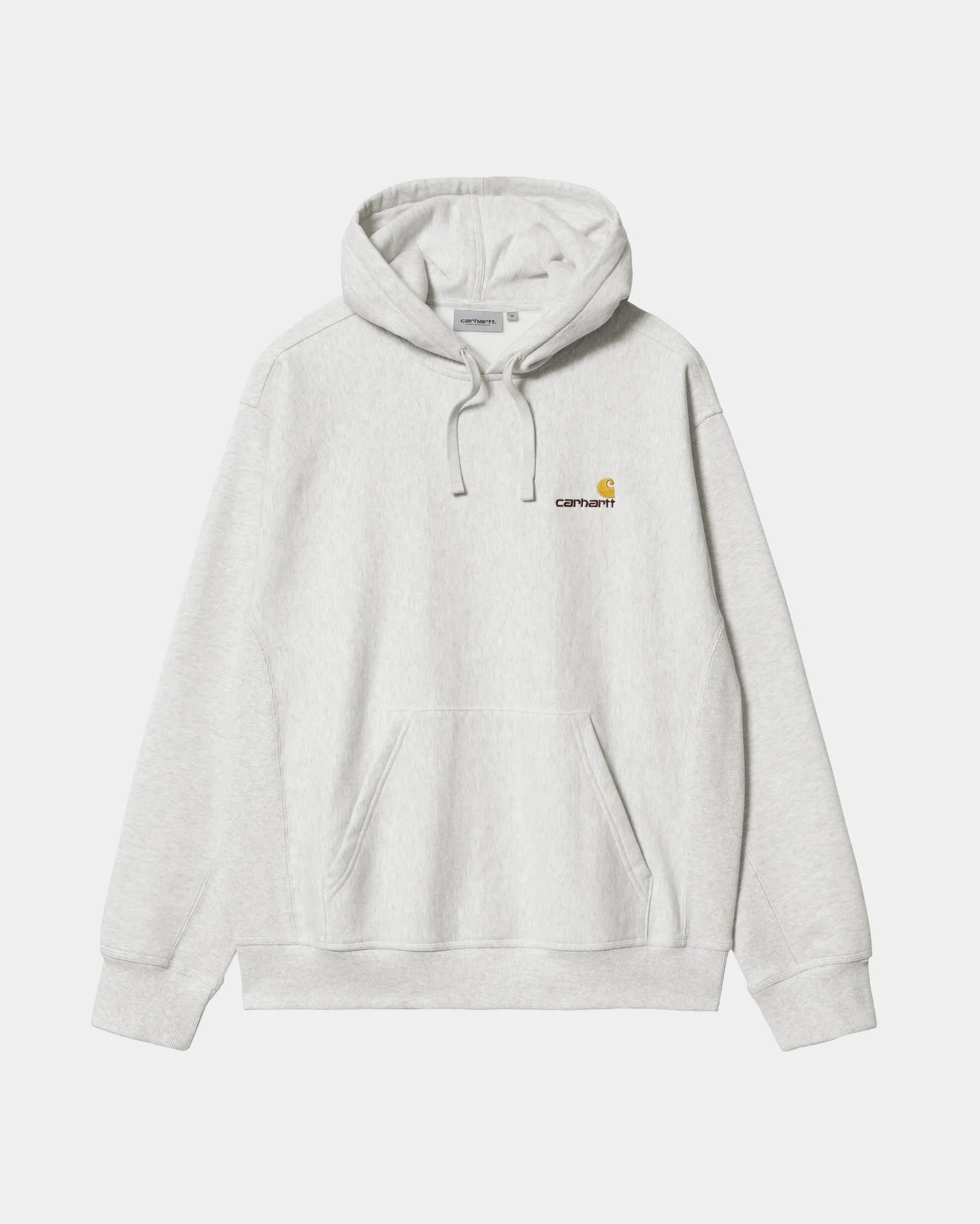 Hooded American Script Sweatshirt | Ash Heather