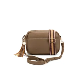 Indie Dark Taupe Crossbody Bag