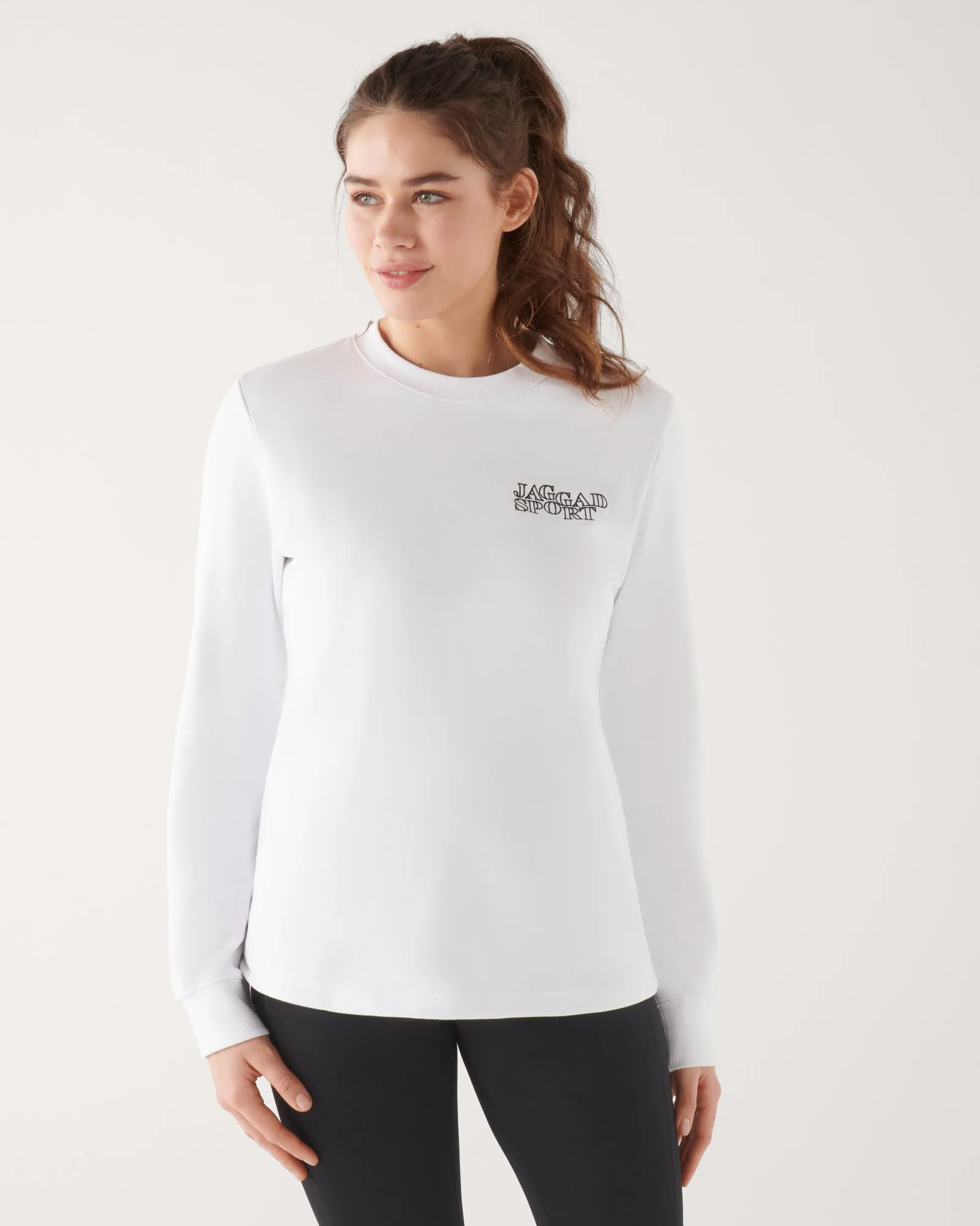 KENNER BOXY SWEATER WHITE/BLACK