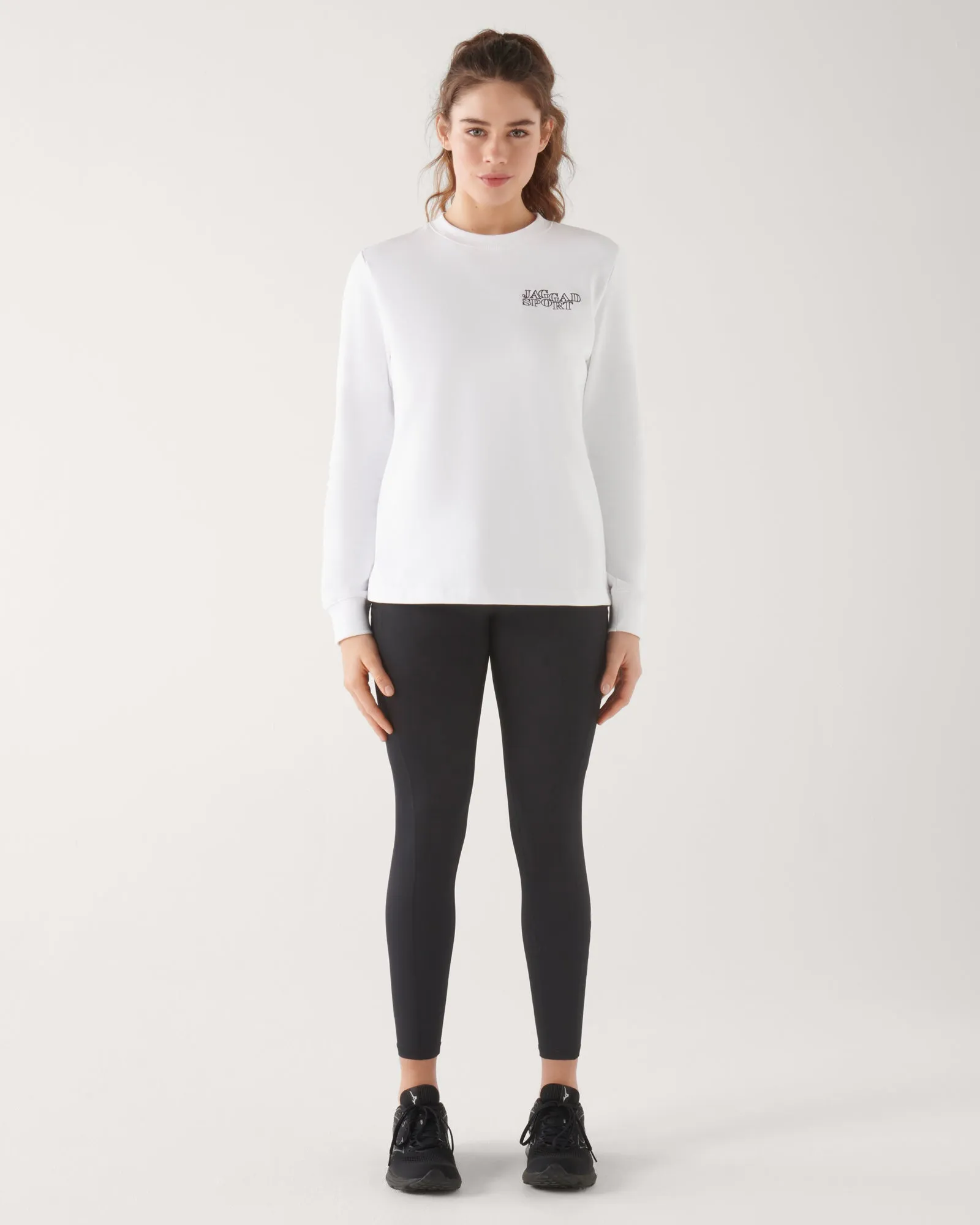 KENNER BOXY SWEATER WHITE/BLACK