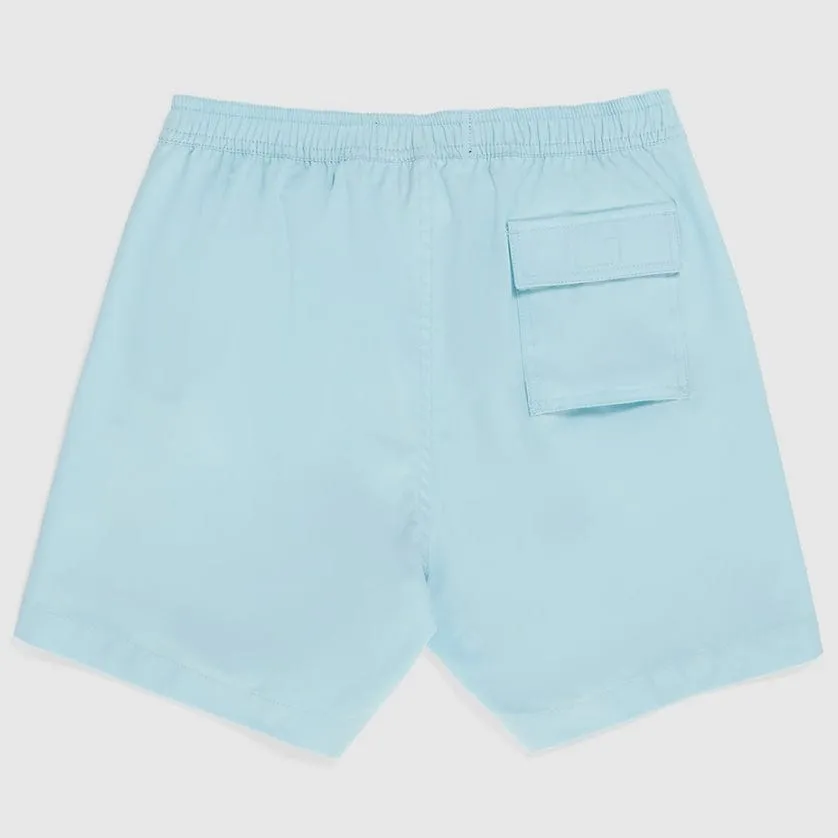 Kids Psycho Bunny Kingwood Hydrochromic Swim Trunk (Seafoam) B0W945Y1PO