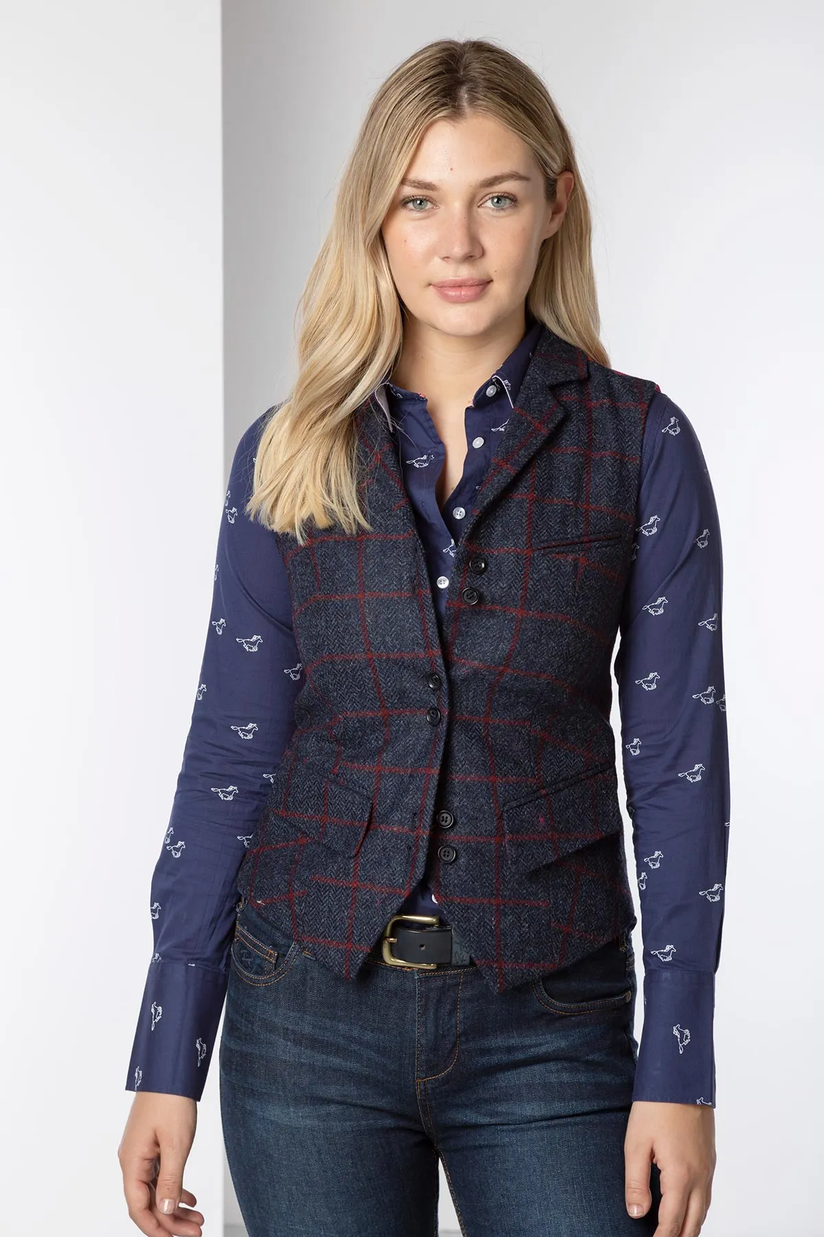 Ladies Limited Edition Tweed Waistcoat - Helen