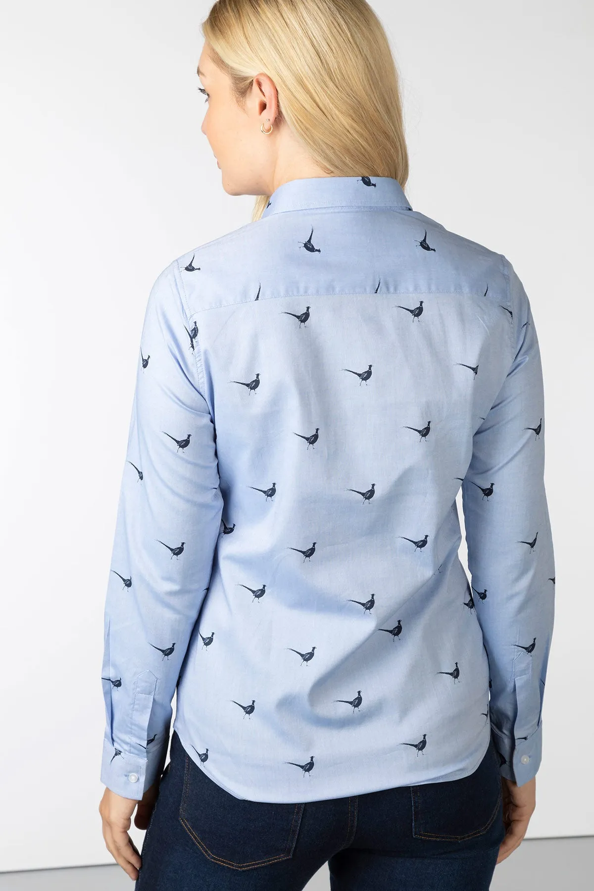 Ladies Oxford Cotton Printed Shirt -  Audrey II