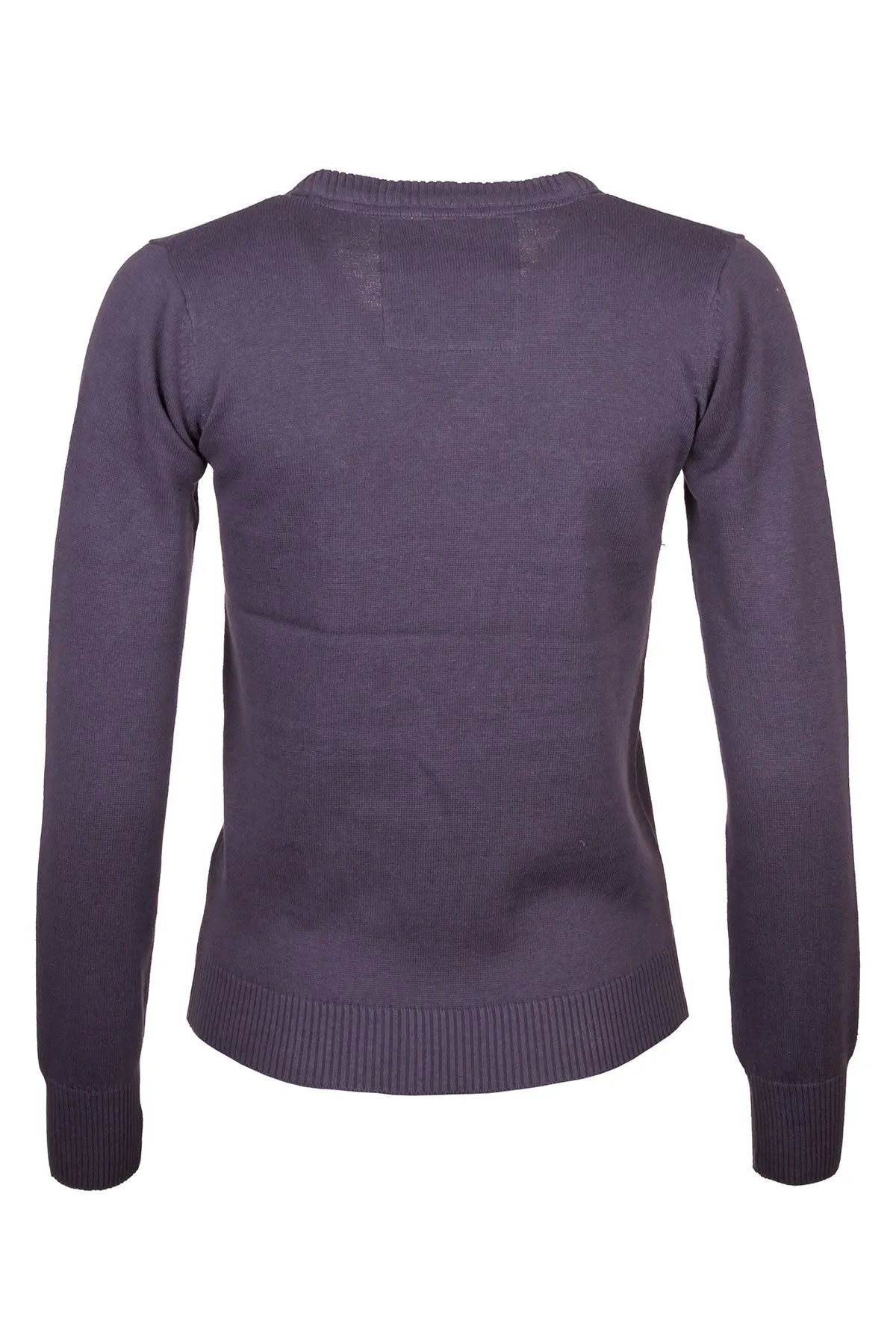 Ladies V Neck Fine Knit Jumper