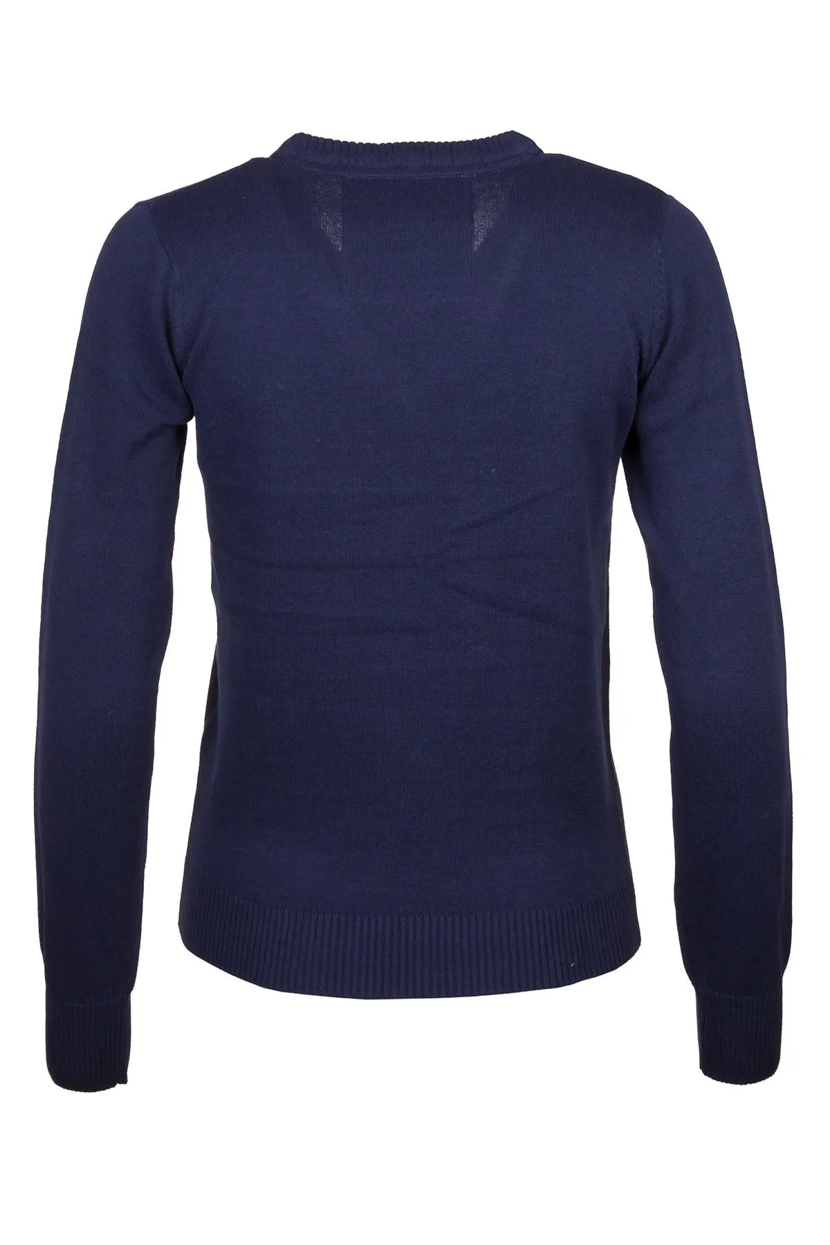 Ladies V Neck Fine Knit Jumper