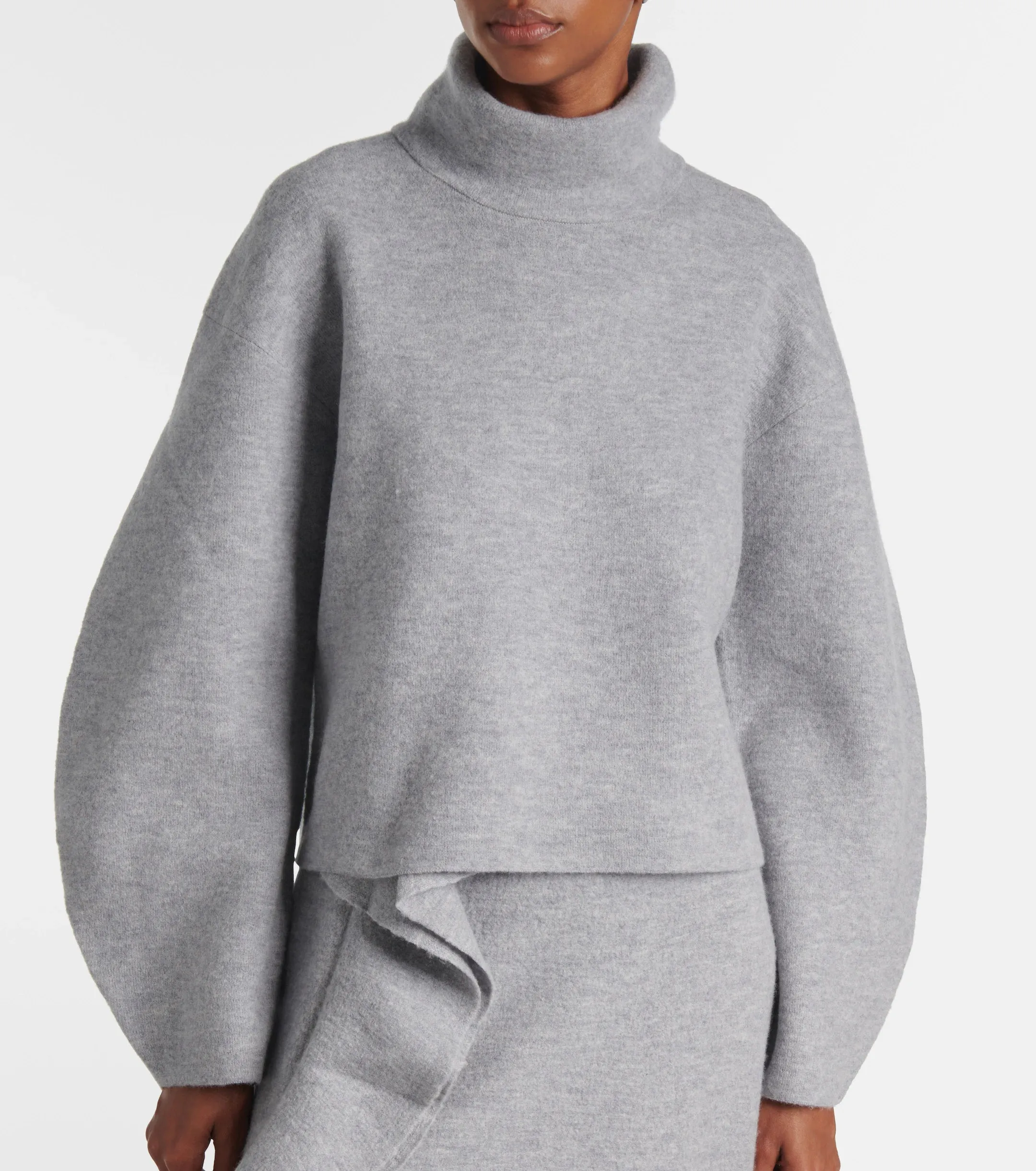 Leona Turtleneck Heather Grey