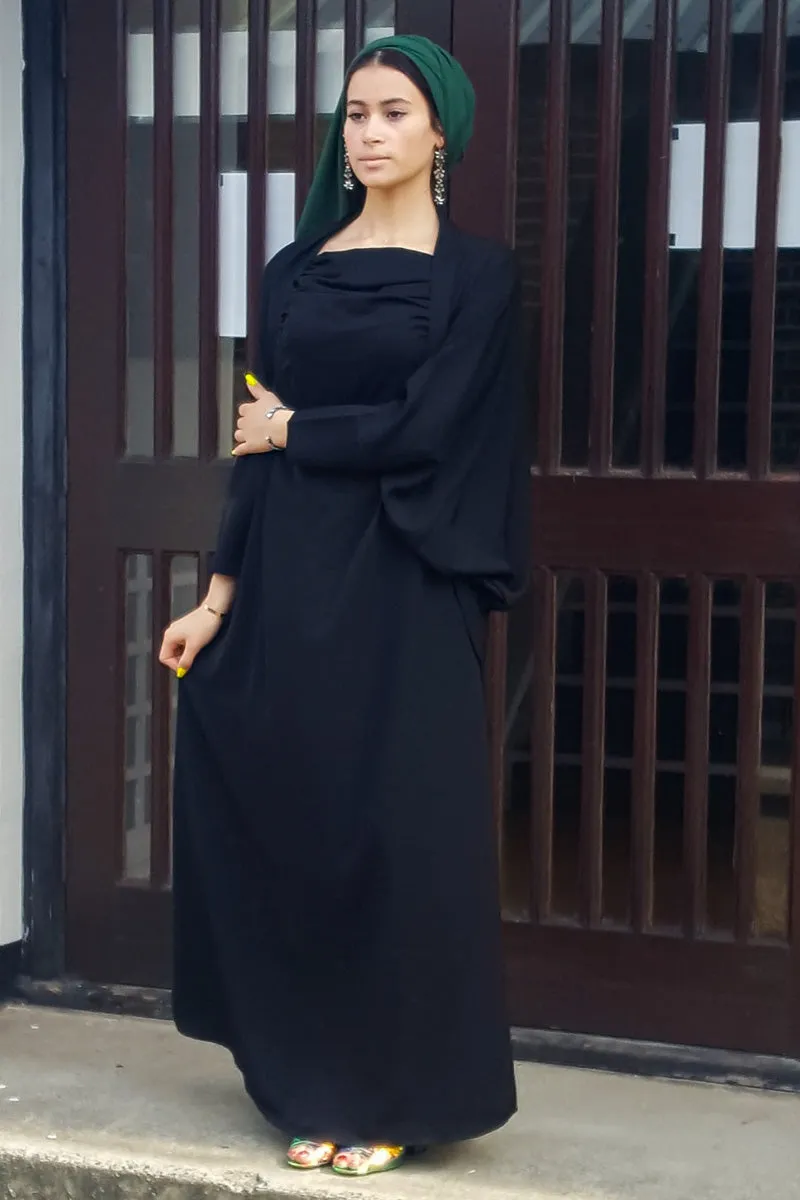 Libas Black Dress Abaya