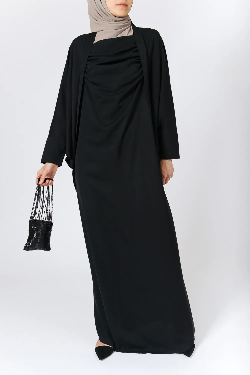 Libas Black Dress Abaya