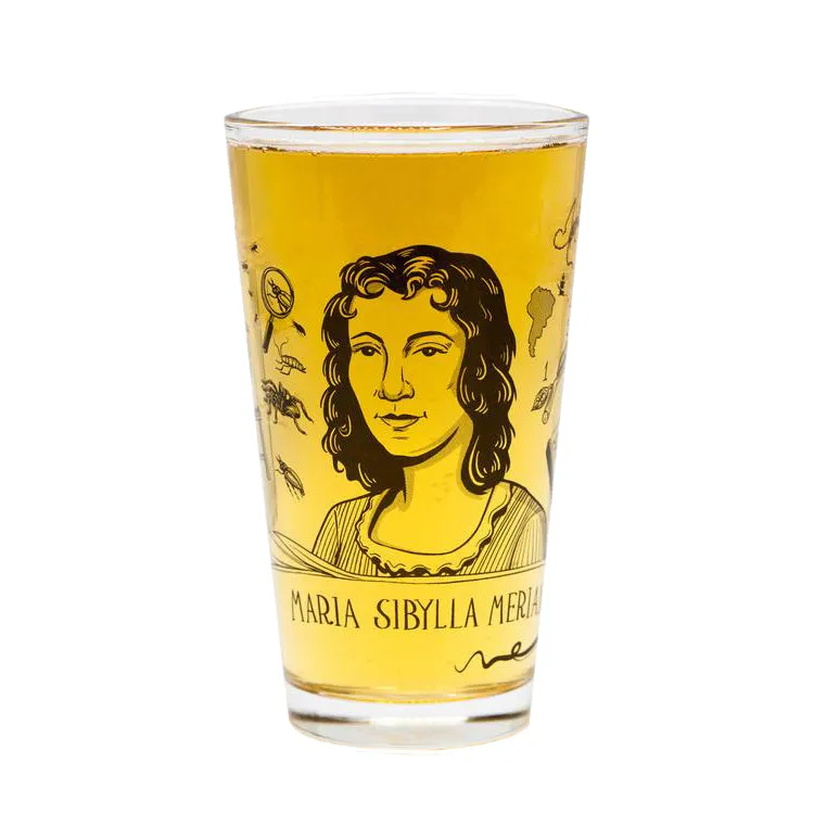 Maria Sibylla Merian Pint Glass