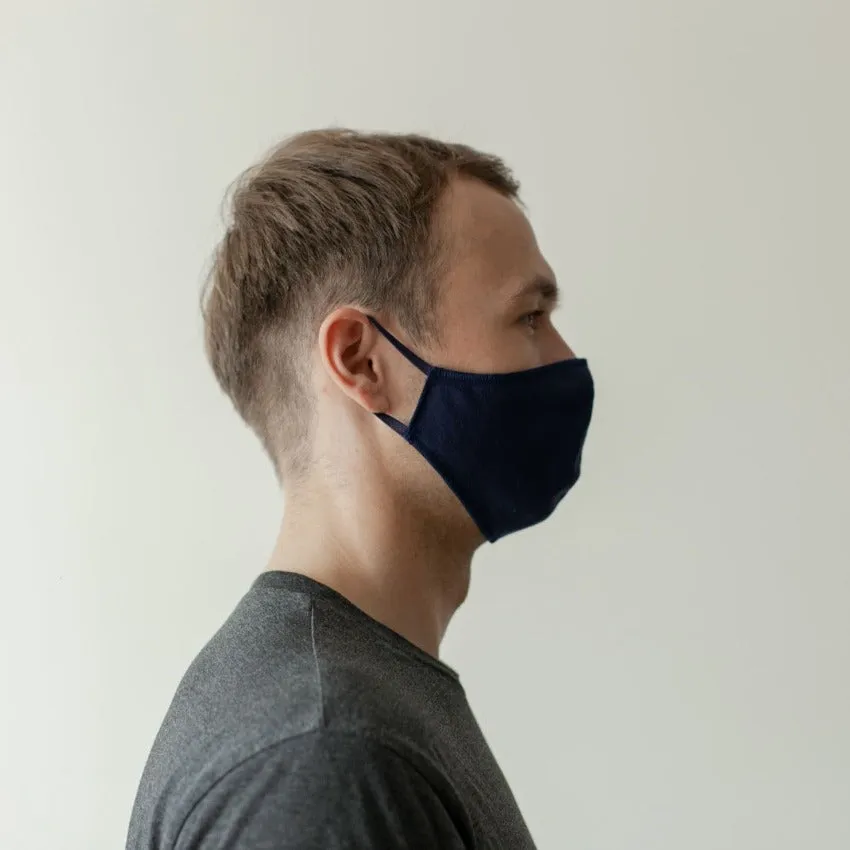 Mask | Oval | Blue | M-L | 2-Layers | Soft Cotton