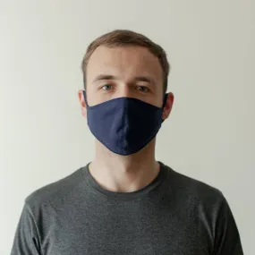 Mask | Oval | Blue | M-L | 2-Layers | Soft Cotton