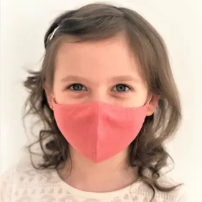 Mask | Oval | Rose | Kids 6-9 | 2-Layers | Soft Cotton