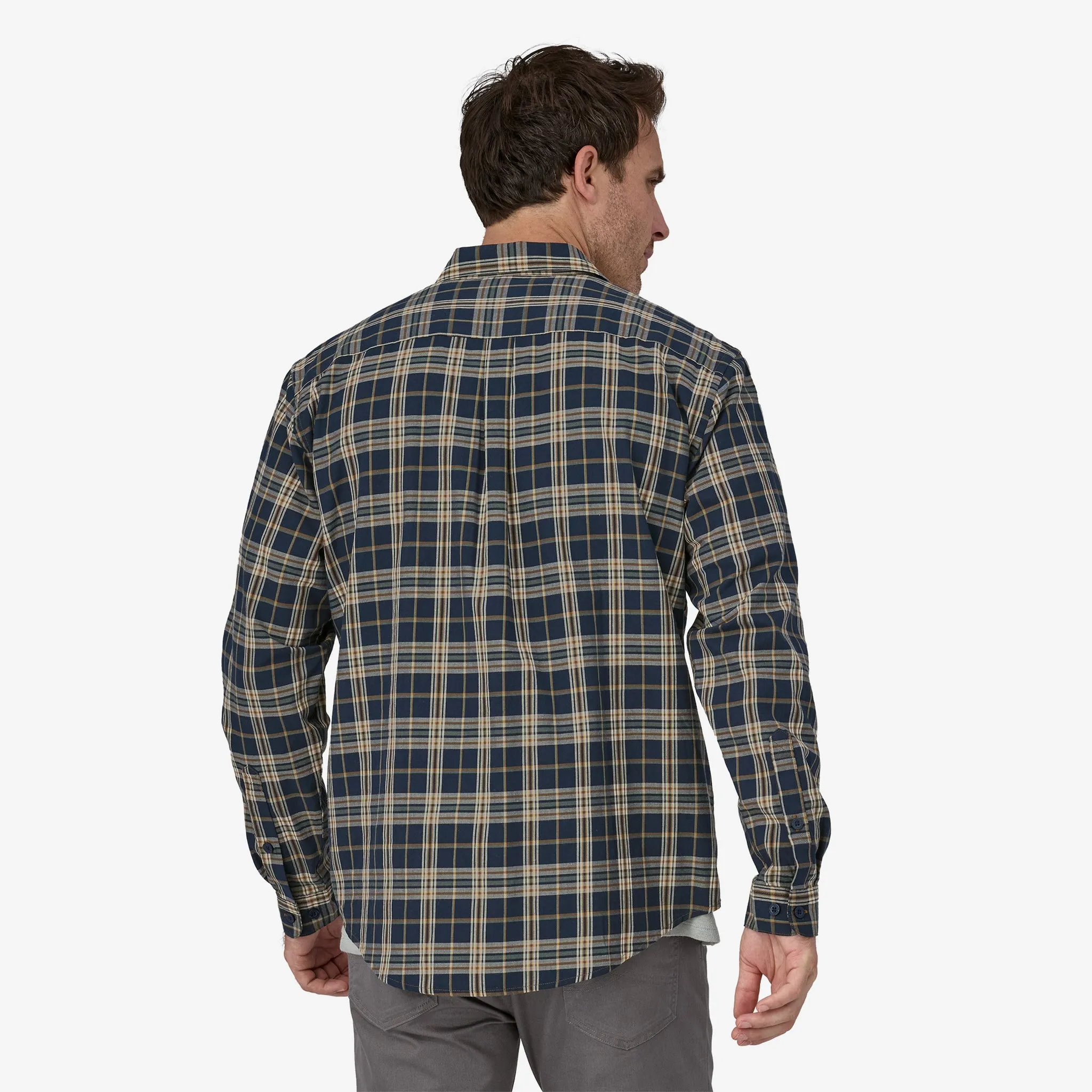 Men's Long-Sleeved Pima Cotton Shirt