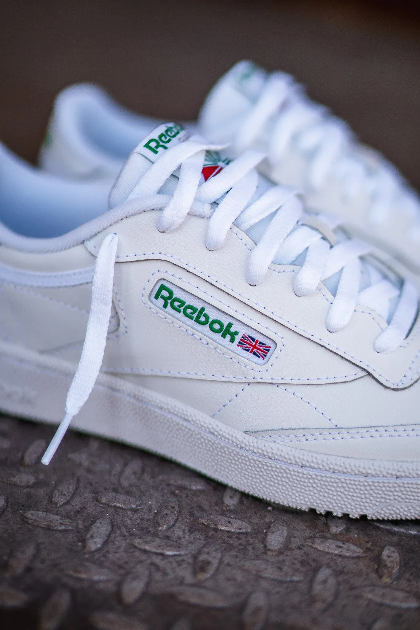 Mens Reebok Club C 85 (White/Green)