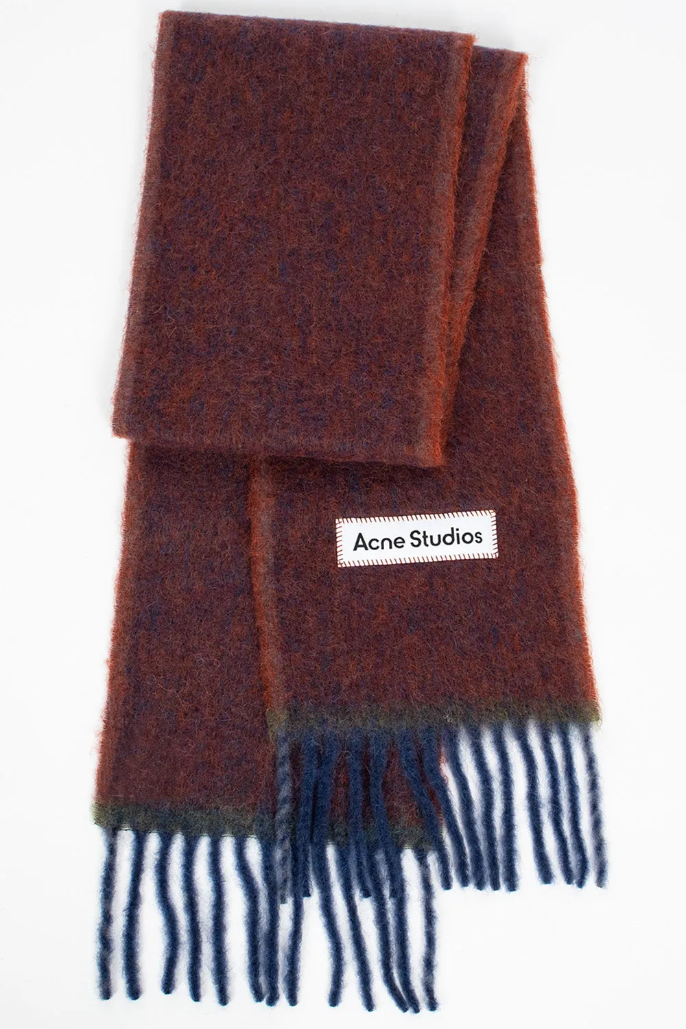 Mohair Scarf Aubergine