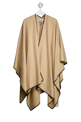 Monsoon Beige Lightweight Poncho In Tan One Size