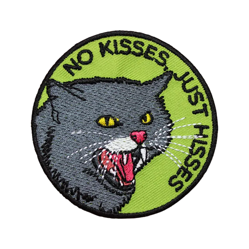 NO KISSES, JUST HISSES MultiMoodz Patch