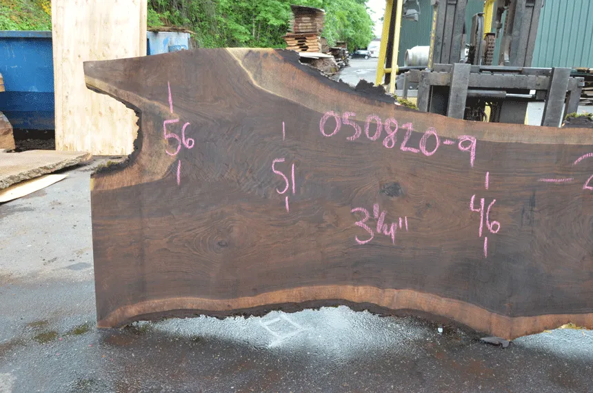 Oregon Black Walnut Slab 050820-09