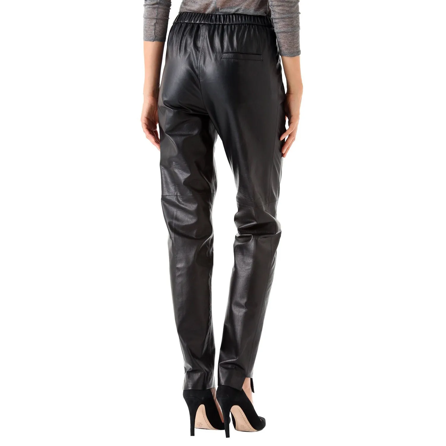 Relaxed fit hammer leather pants (style #13)