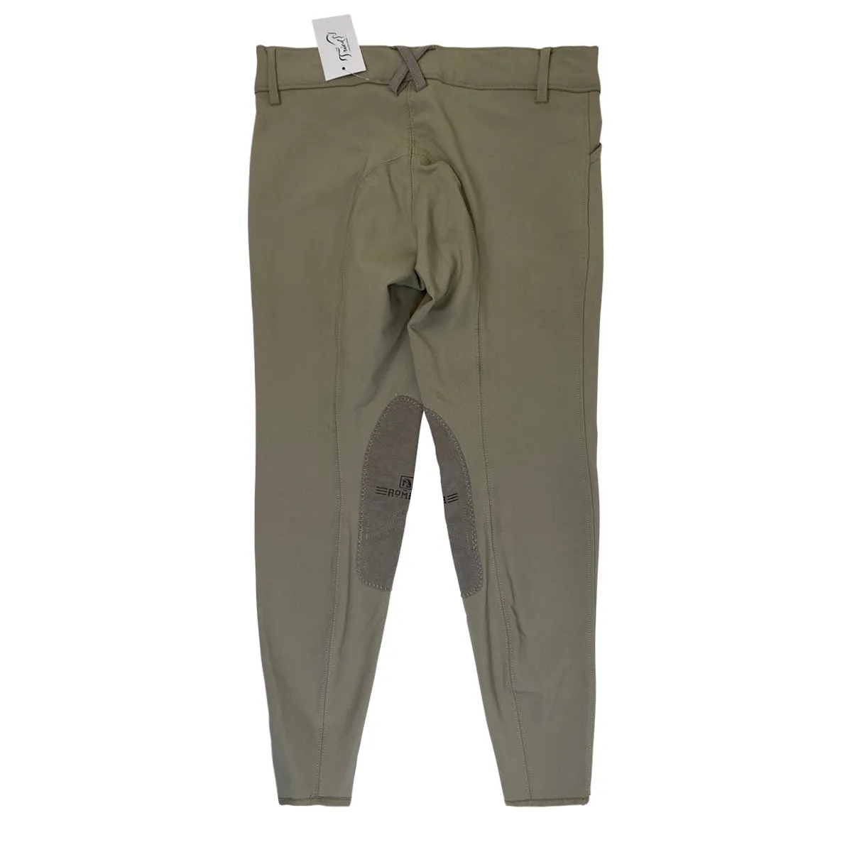 Romfh 'Lexington' Euro Seat Breeches in Tan - Children's 16R