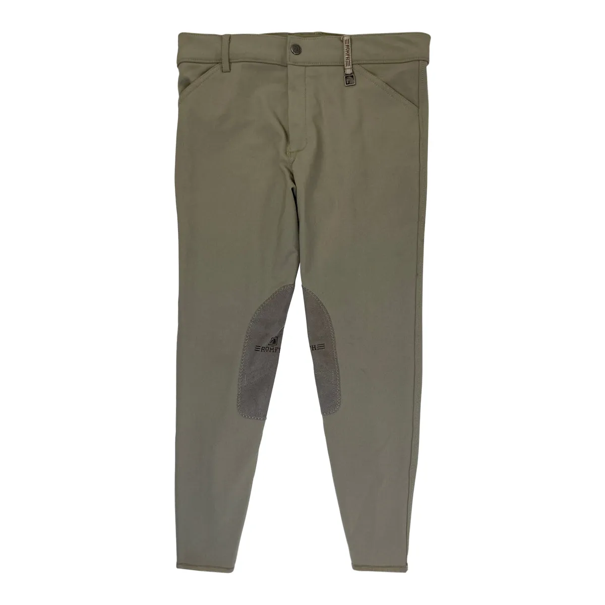 Romfh 'Lexington' Euro Seat Breeches in Tan - Children's 16R