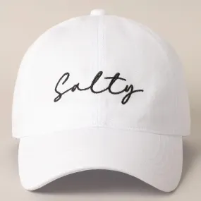 Salty Embroidery Baseball Cap