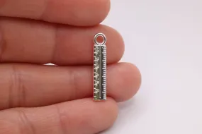 School Ruler Charm, 925 Sterling Silver, 650