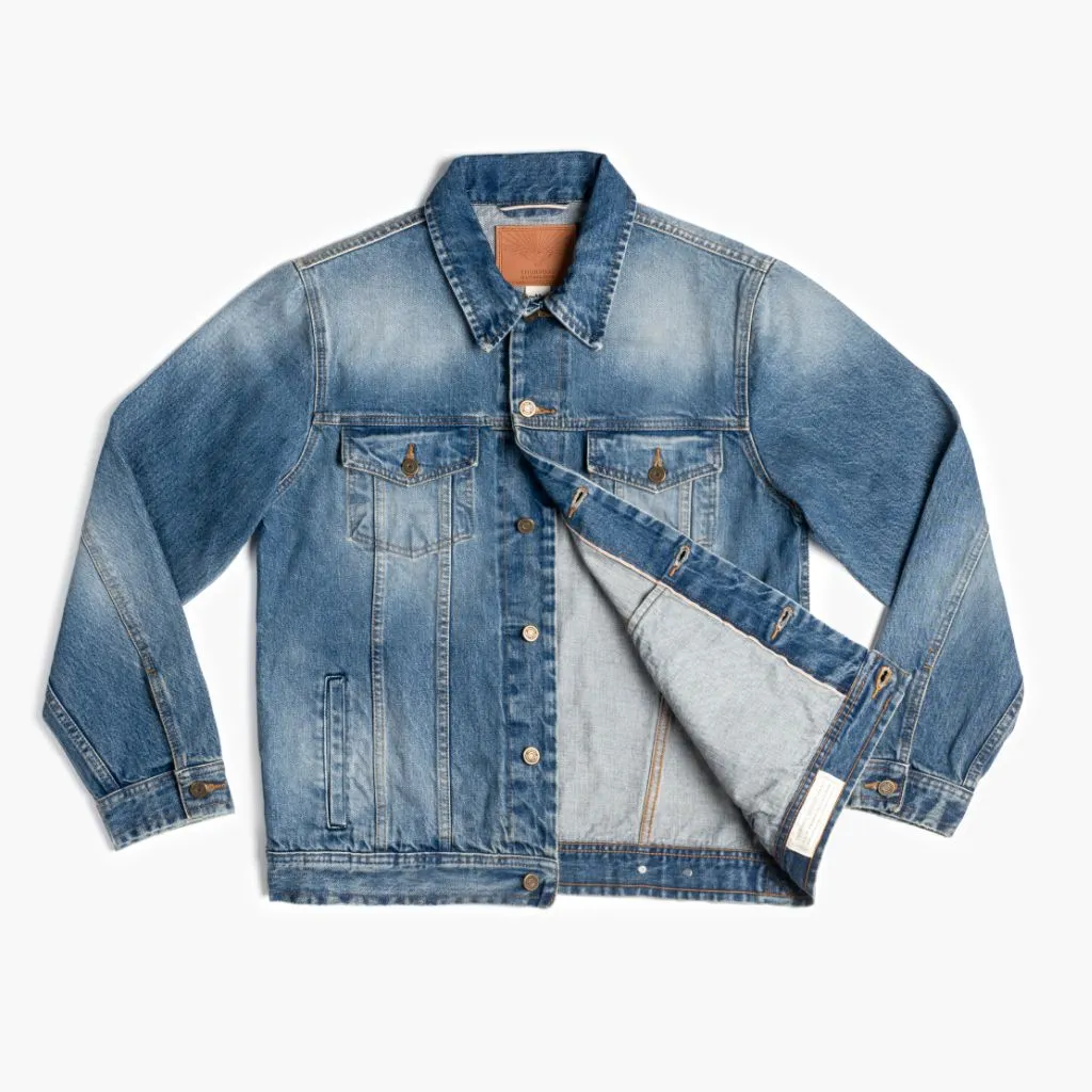 Selvedge Denim Trucker Jacket | Vintage Wash