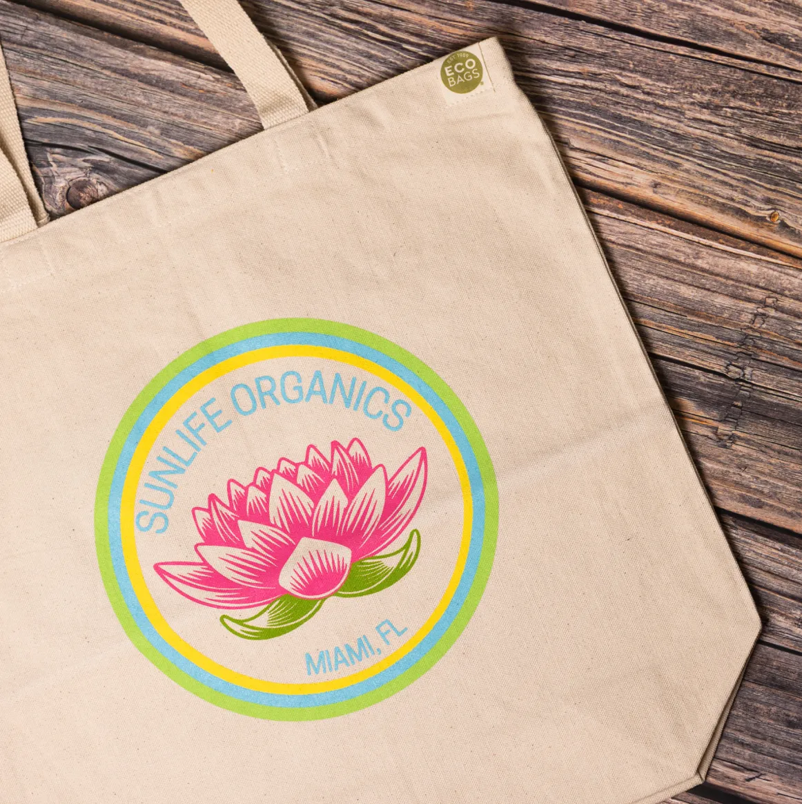 SunLife Organics Tote Bag - Miami FL