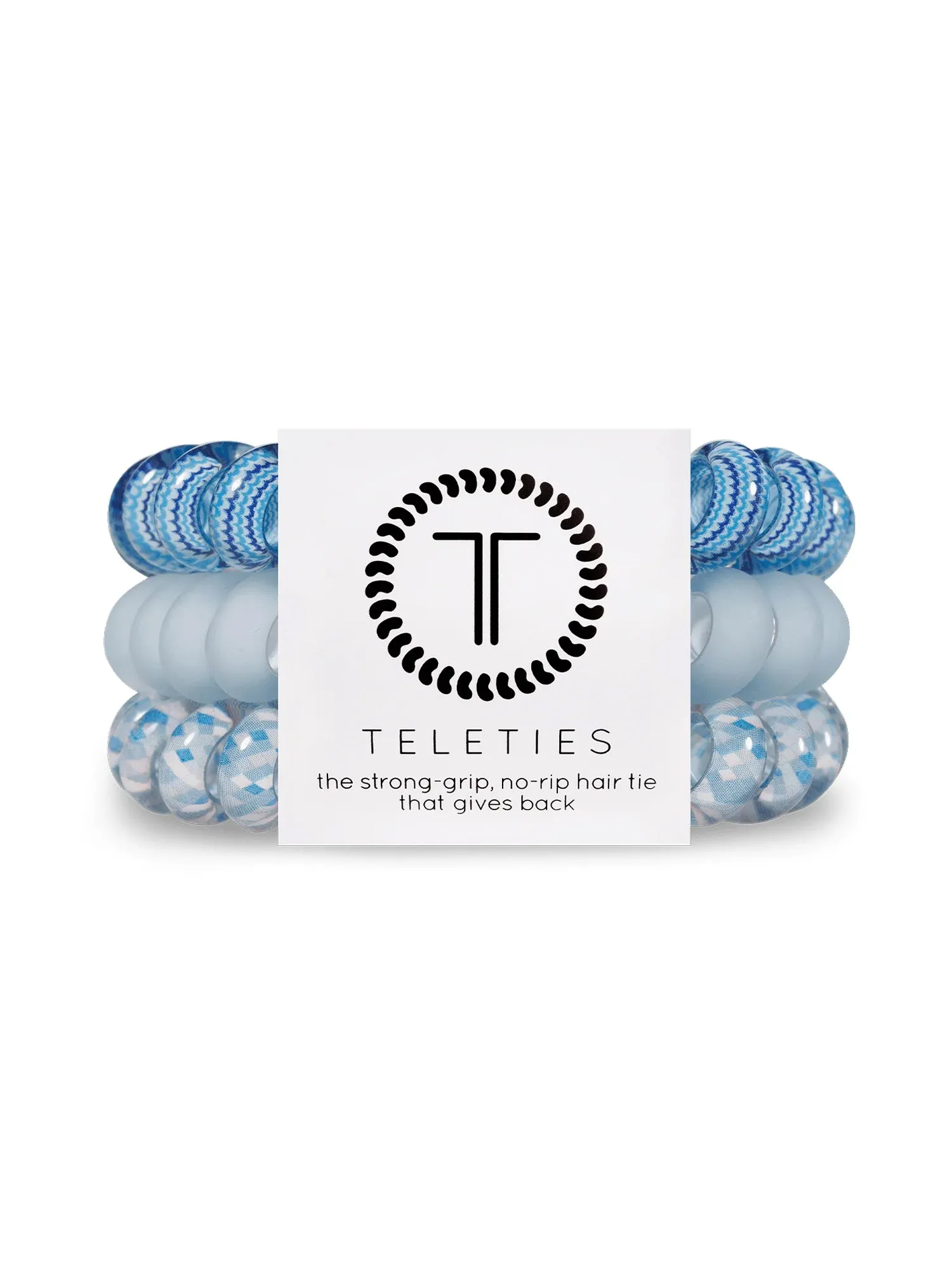 TELETIES HAIR TIE LARGE SPRING SHOWERS