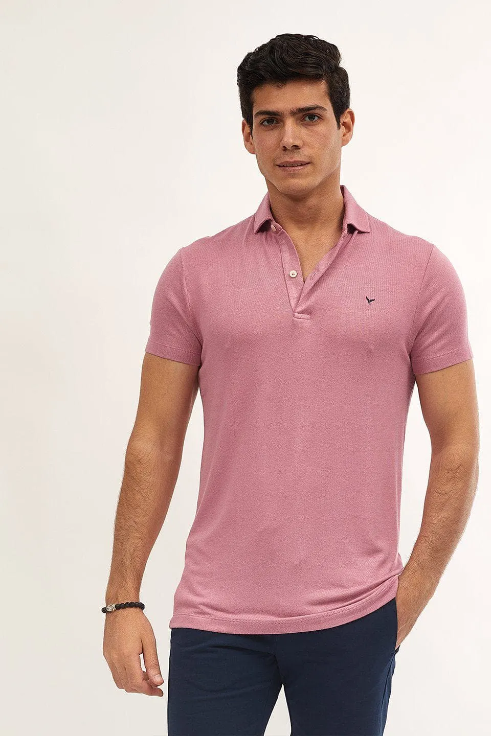 Textured Polo shirt - CASSIS