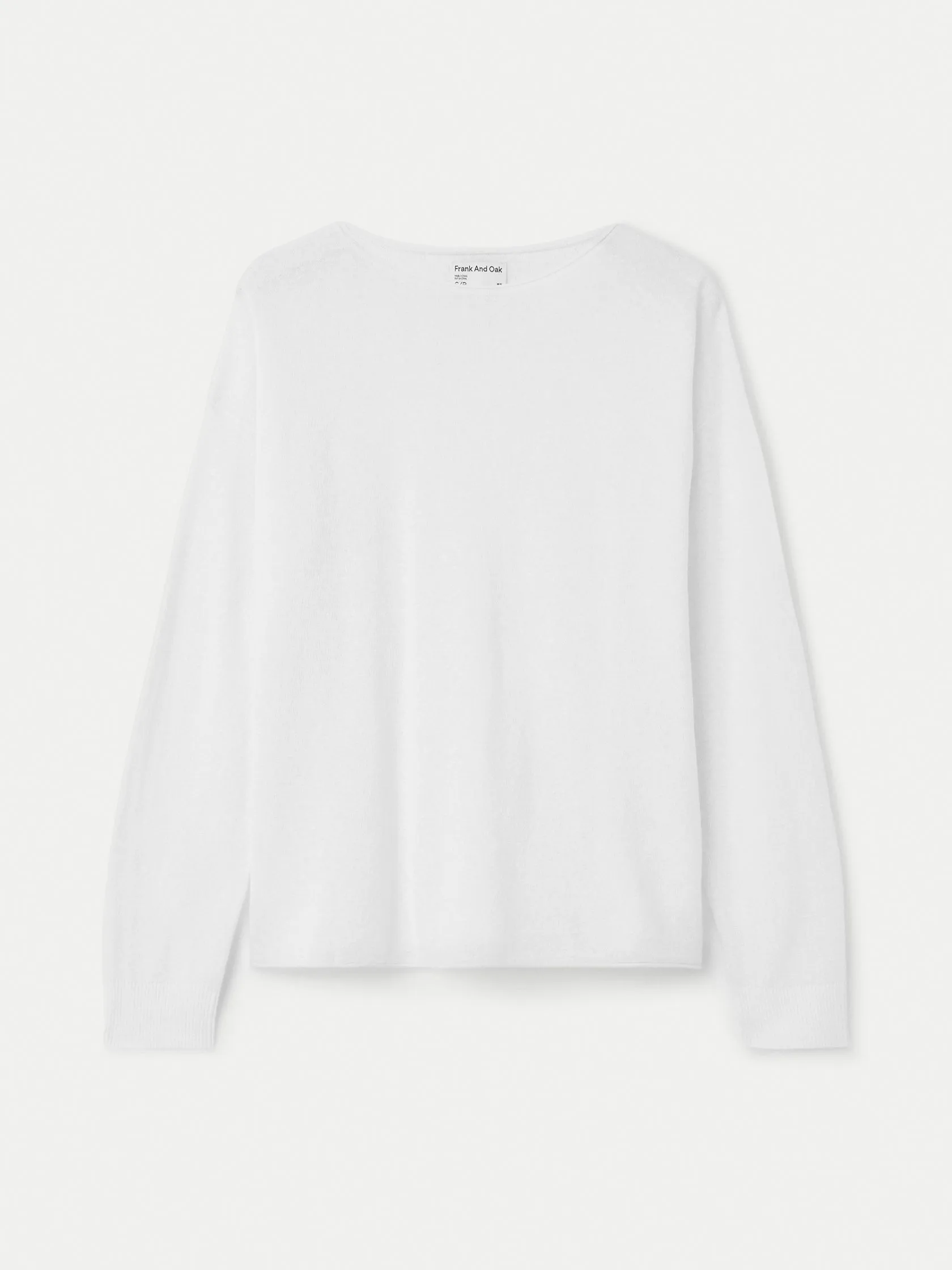 The Lightweight Crewneck Sweater in Bright White