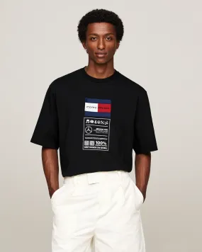 Tommy x Mercedes-AMG F1 x Clarence Ruth Label Tee Black