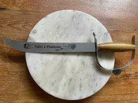 Traditional French Champagne Sabre and stand