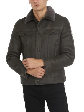 Trucker Men's Sheepskin Coat