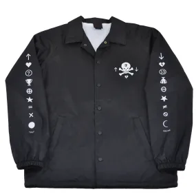 True Mens Pleasure Pain Coaches Jacket Black