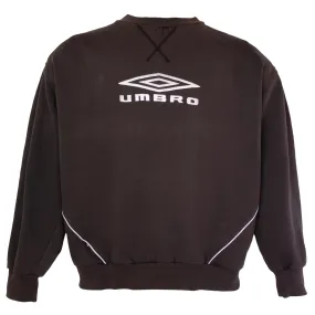 Umbro 90s Embroidered Big Logo Spellout Sweatshirt (S)