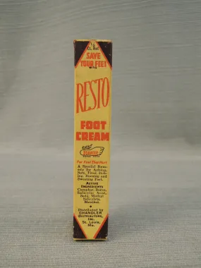 Vintage Resto Foot Cream - Very Good Vintage Condition