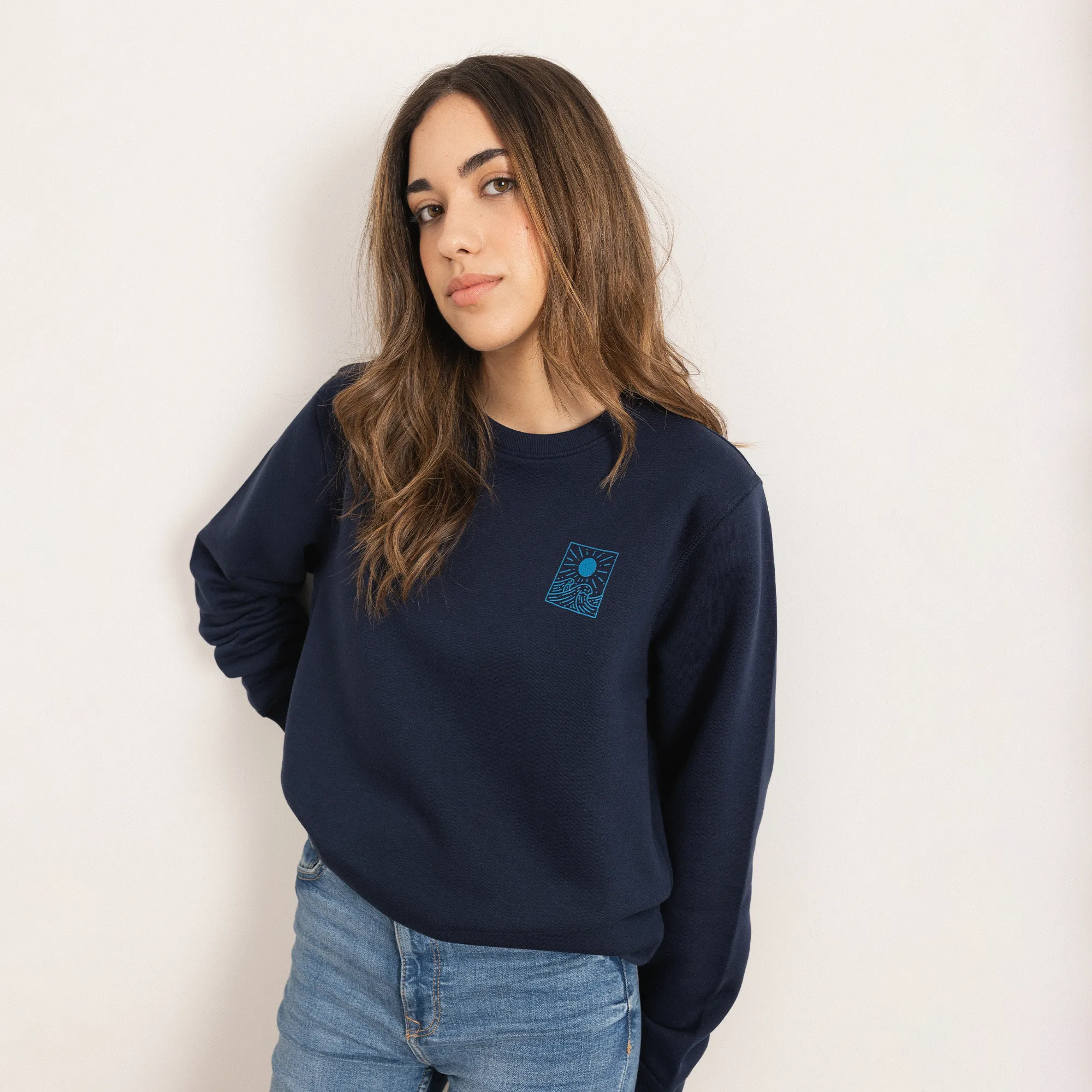 Wave and Sun Sweatshirt Lite