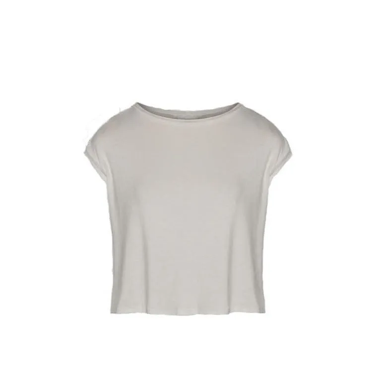 White Modal Soft Jersey Tee