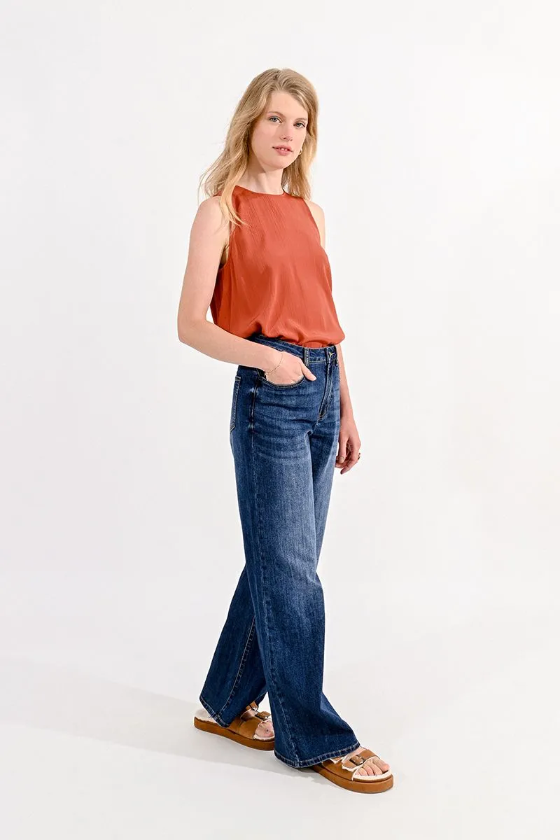 Wide Leg Jeans by Molly Bracken